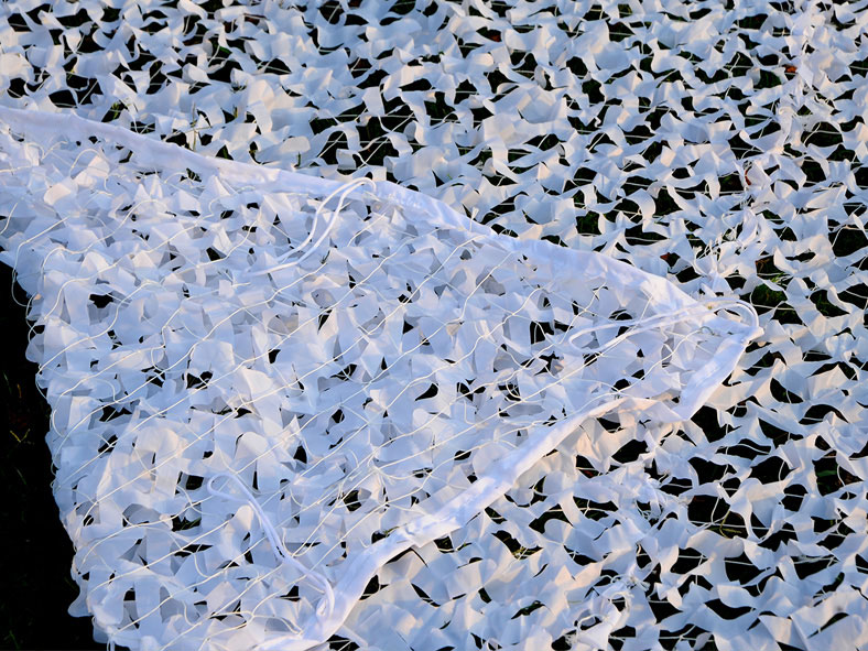 白色純色偽裝網(wǎng)