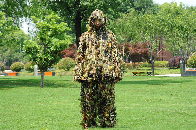 章布沖花兩件套偽裝服